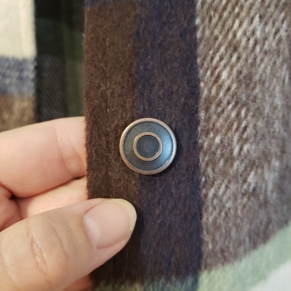 Outdoor Collection Plaid Jacket-Button Closer Outdoor Coat pockets Overlay - Picture 6 of 8